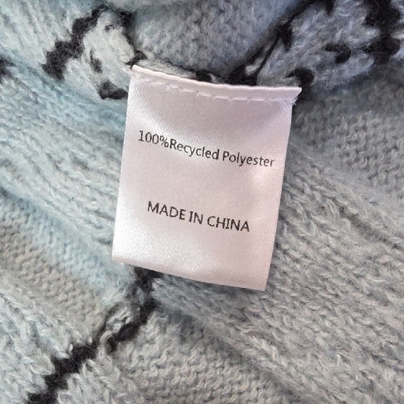 Striped Tie Front Cardigan Sweaters Crew Neck Long Sleeve Cable Knit Bow Knot - Picture 3 of 6